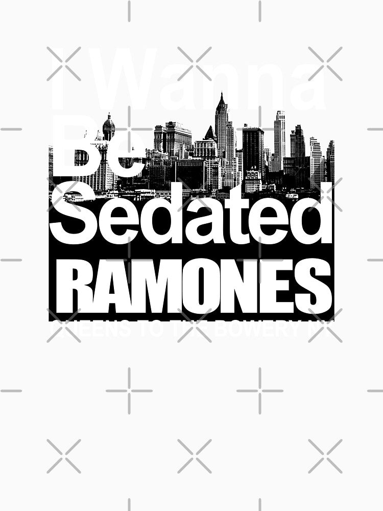 Rámonés band Wanna Be Sedated Slim Fit by gileslashuteus