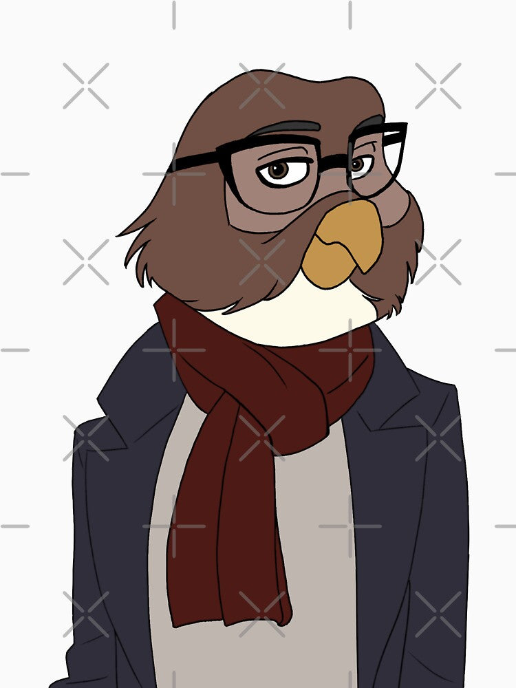 Stylish Owl Gentleman by pheebstheartist