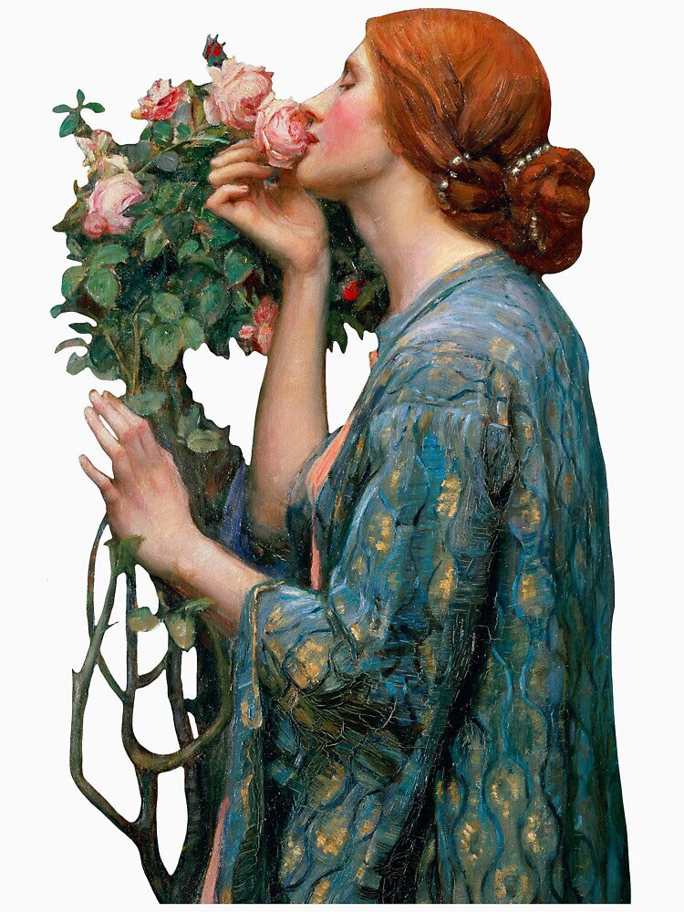John William Waterhouse - The Soul of the Rose by elinaarbidane