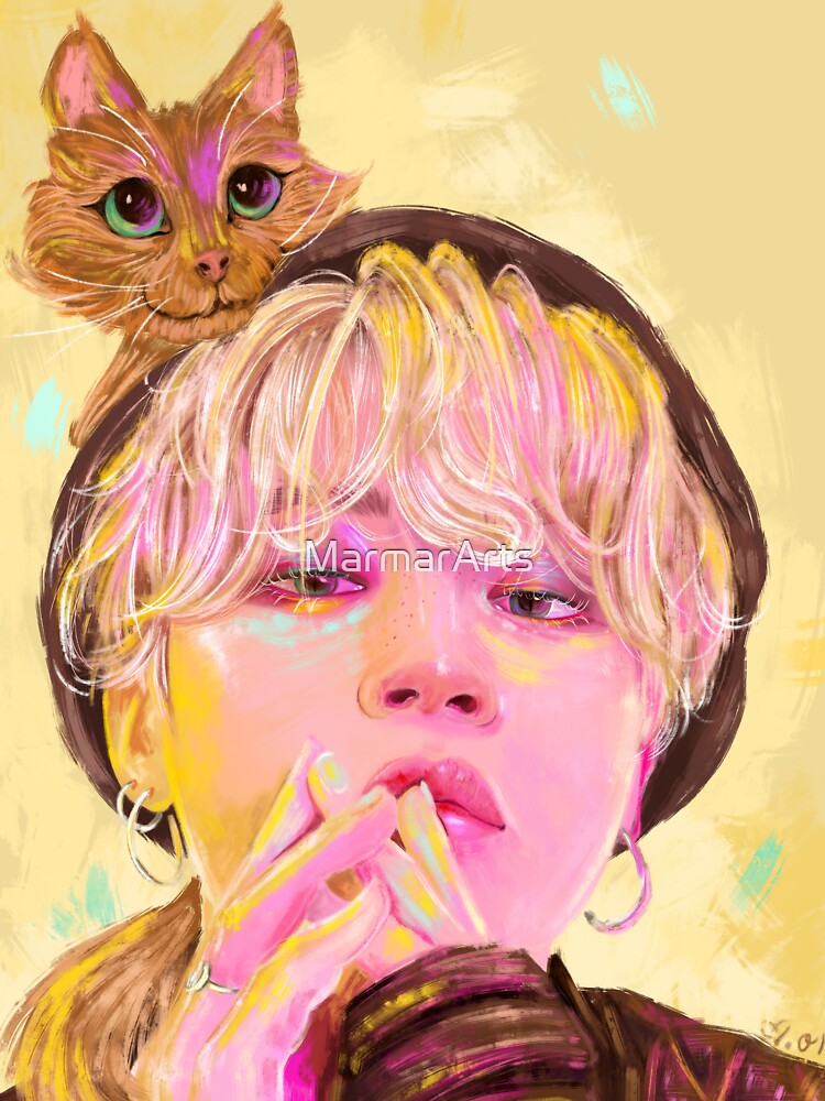 Jimin_Two kittens by MarmarArts