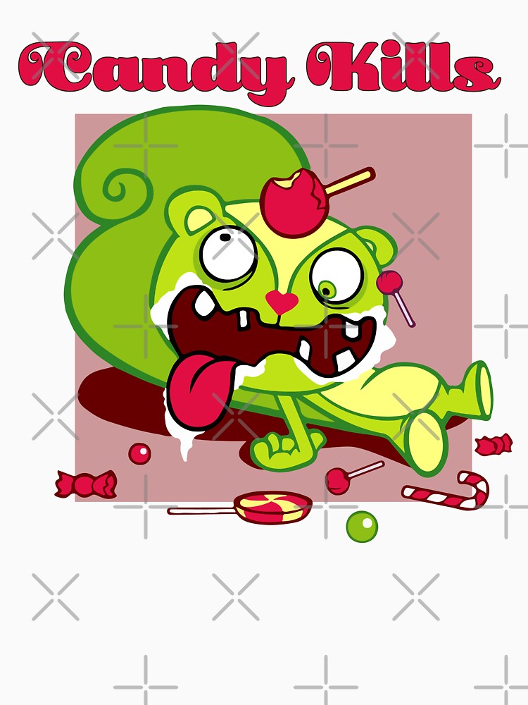 Happy Tree FRIENDS & ANIMATION sugar rush Lover Funny Horror Cartoon SWEATSHIRT, Unisex Trending Crewneck Humor sweatshirt by freddy salamanca