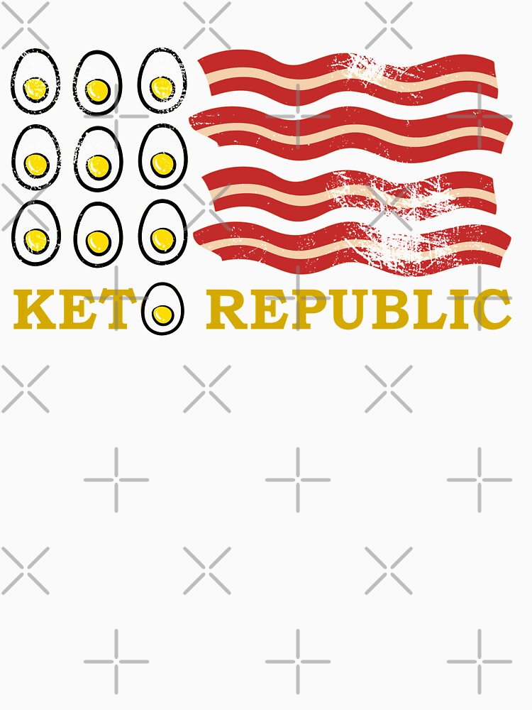 KETO REPUBLIC EGGS AND BACON Sticker by aydapadi