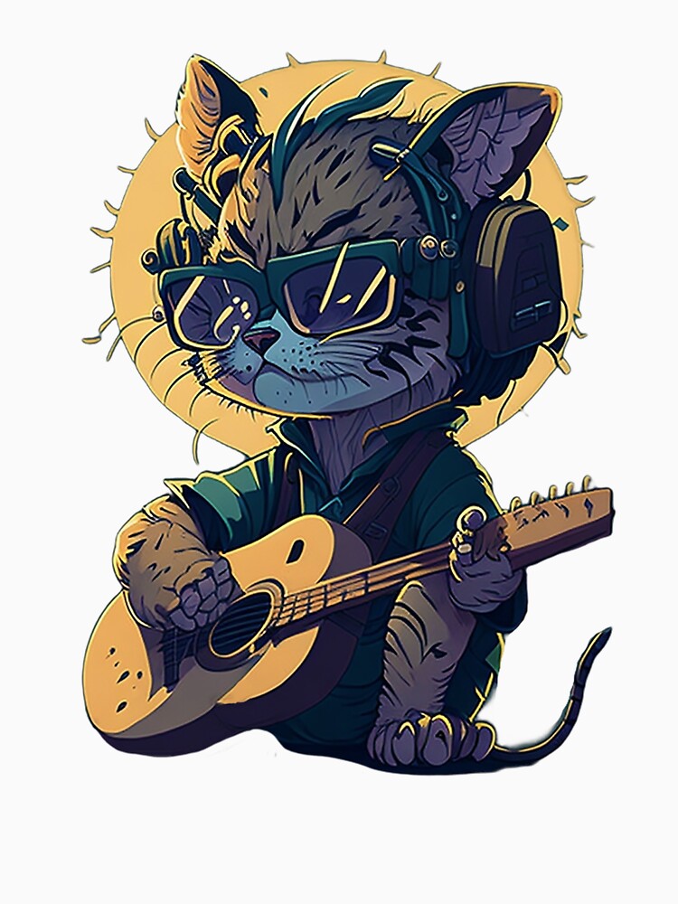 Guitar Cat by 3rd Eye Perceptions