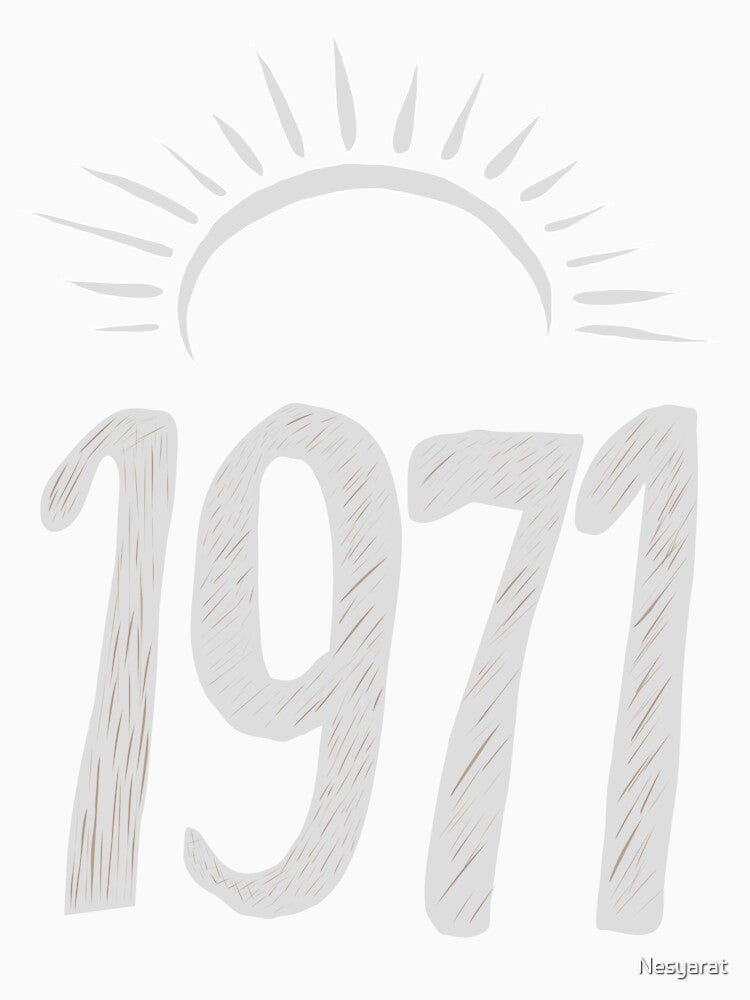 1971 T Shirt . by Nesyarat
