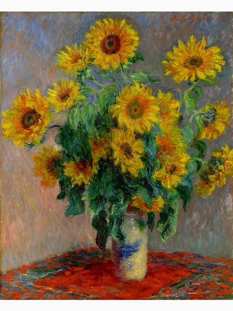 Monet - Sunflowers by Chunga