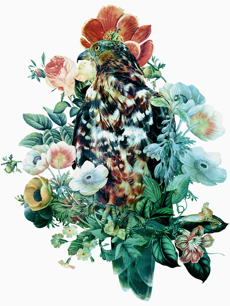 Bird in Flowers by RIZA PEKER