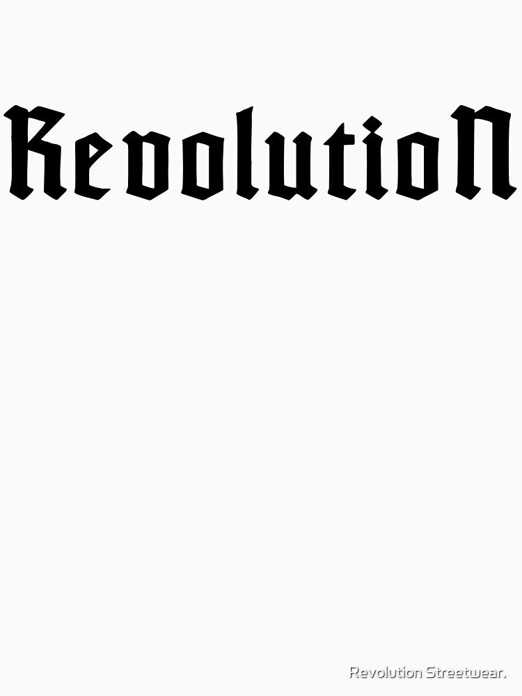 Urban Revolution Black Streetwear by Revolution Streetwear.