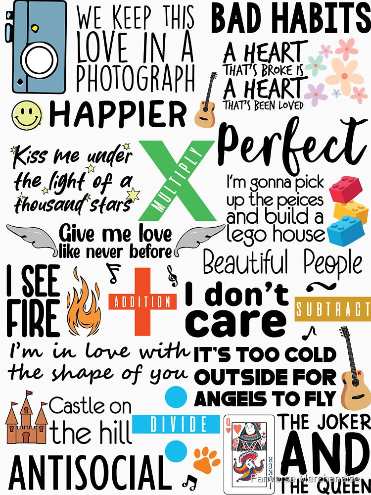 Ed's Songbook by Fanverse Merchandise