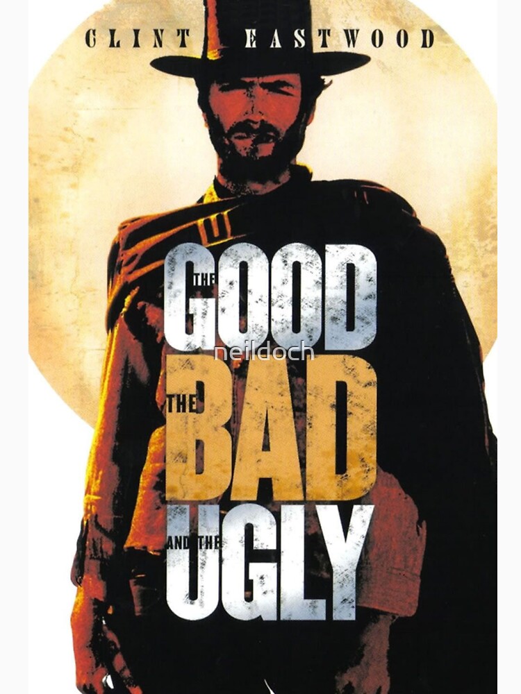 The Good The Bad and The Ugly Wall Art | Clint Eastwood & Eli Wallach Print | Spaghetti Western Movie by neildoch