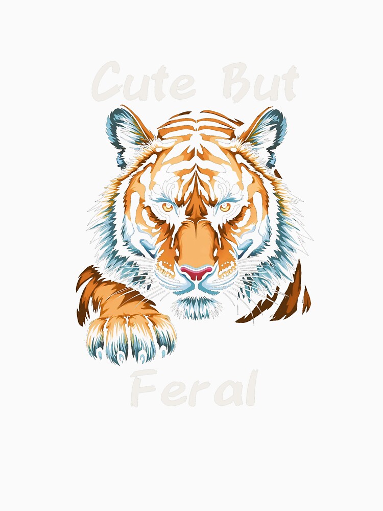 Tiger, cute but Feral by Inklivion