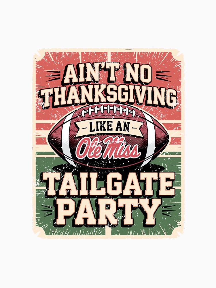 Ole Miss Football Tailgate Party Thanksgiving by DeanASkinner