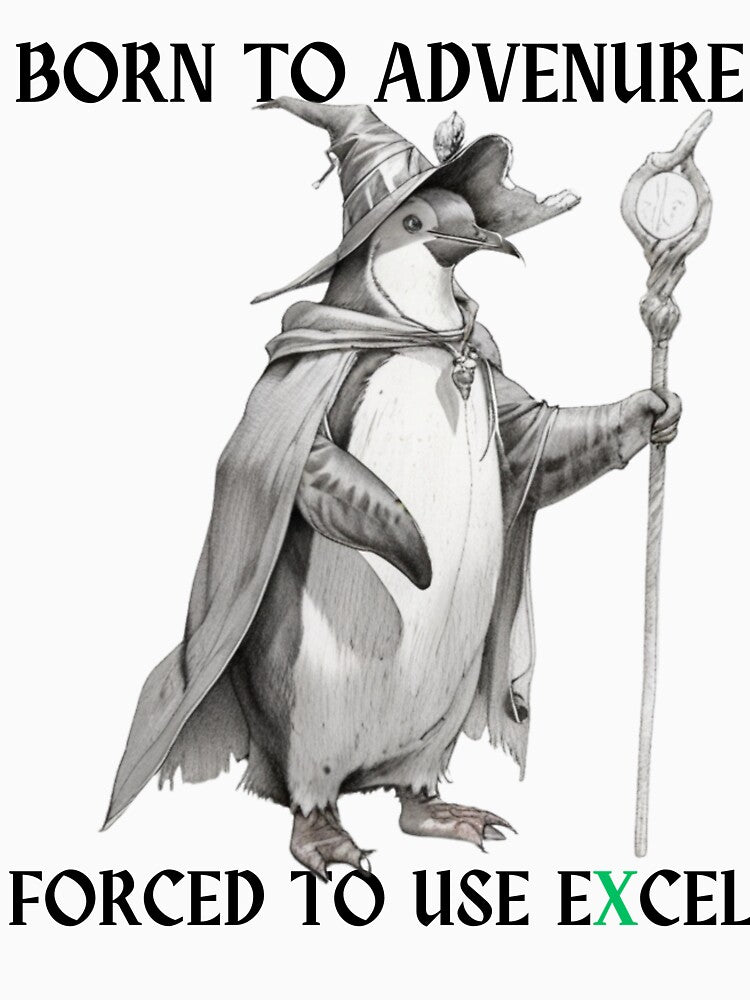 Born to adventure, forced to use Excel by 369 DESIGNZ