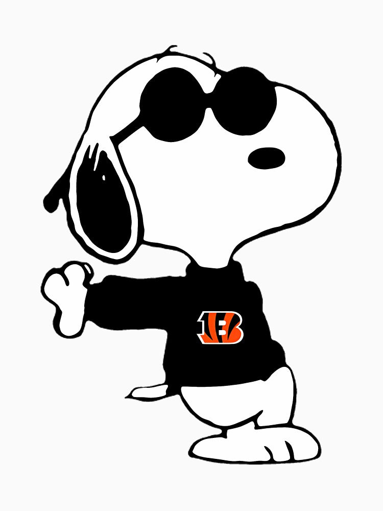 Cool Snoopy Cincinnati Bengals by JonathalIngham