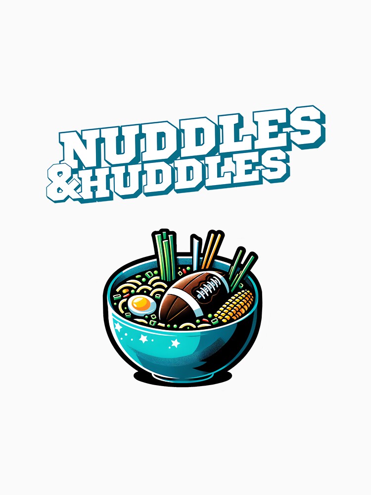Noodle Ramen Bowl & Football Fan - Tailgate Party Essential by DeanASkinner