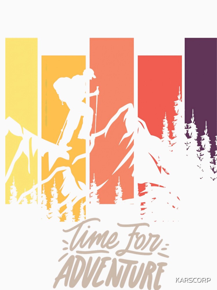 Time for Adventure Graphic T-Shirt by KARSCORP