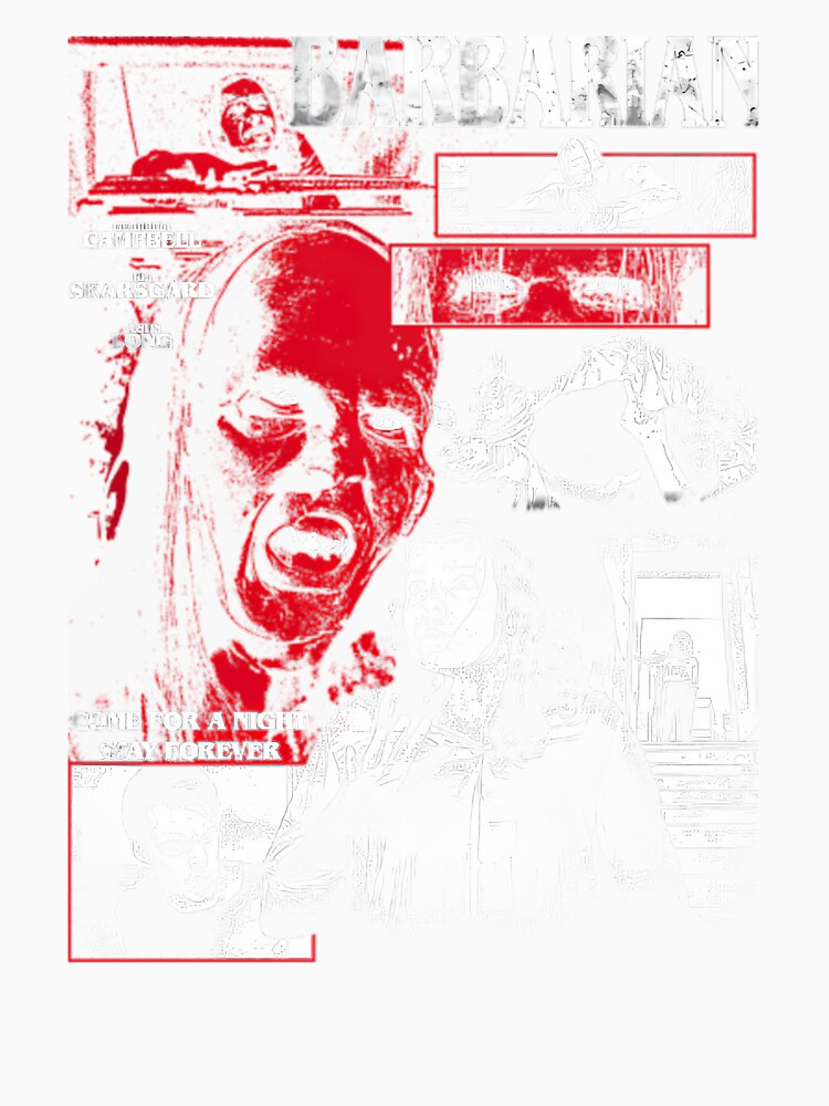 Barbarian Movie Horror by Katie  makes Art