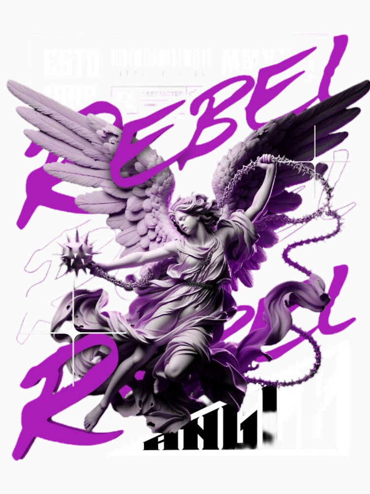 REBEL | Angel | Graphic Sweatshirt by Fuziese