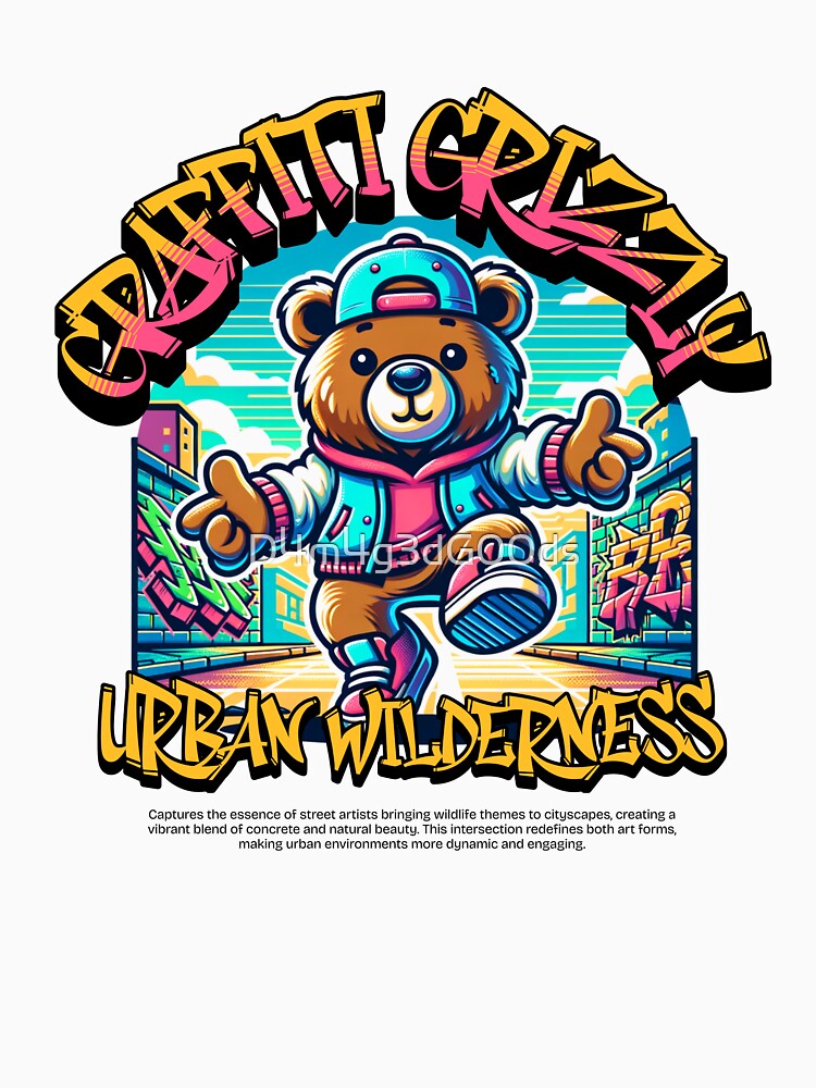 Graffitti Grizzly Urban Wilderness by D4m4g3dG00ds