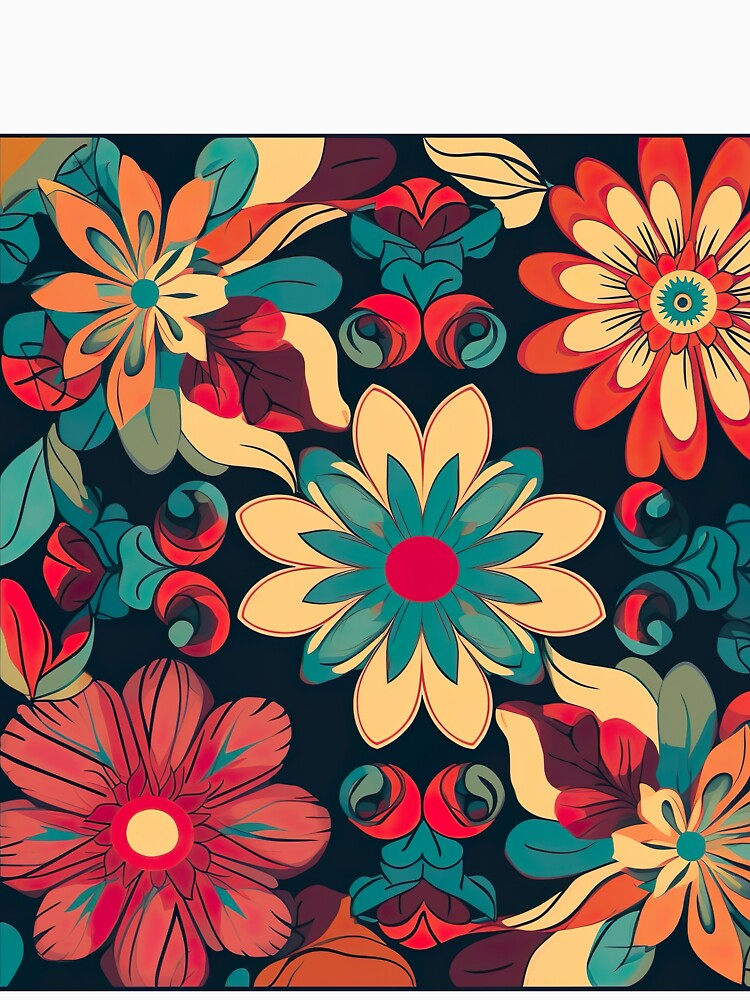 a flower pattern by visionflyshop