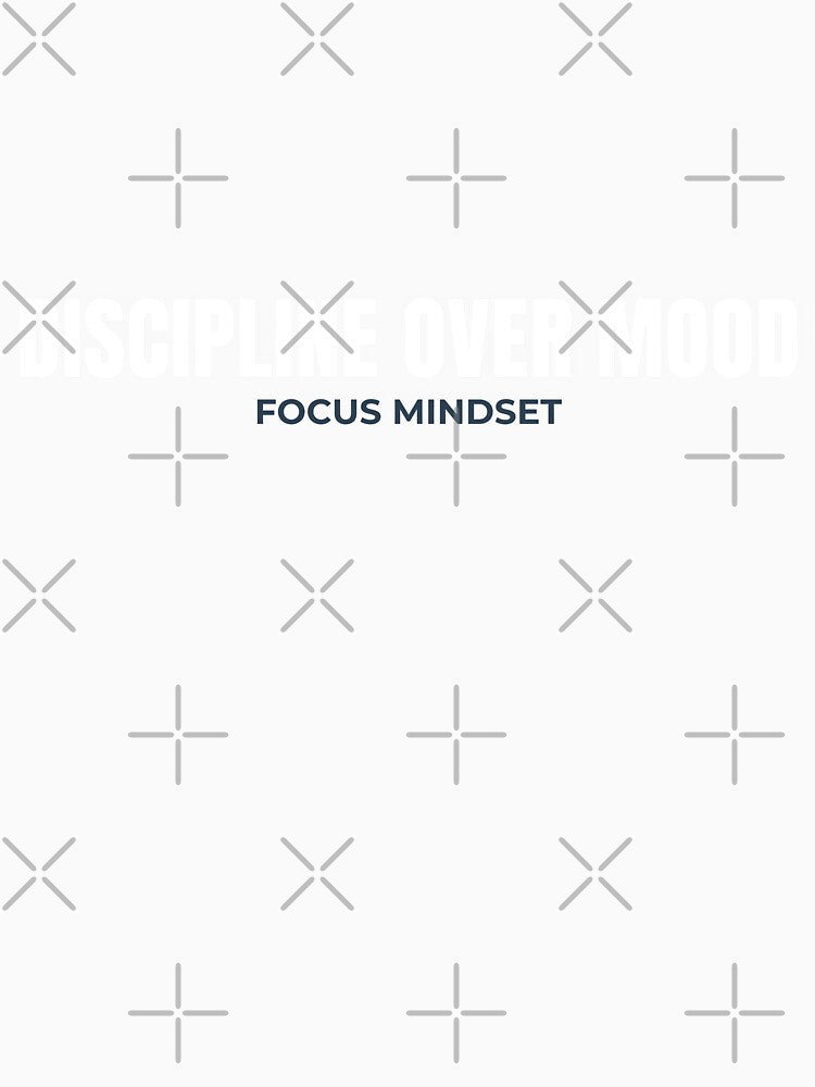 Discipline Over Mood Motivational Shirt – Focus Mindset Quote Apparel for Goal Driven Achievers by MillionaireGenZ ⭐⭐⭐⭐⭐ (5.0)
