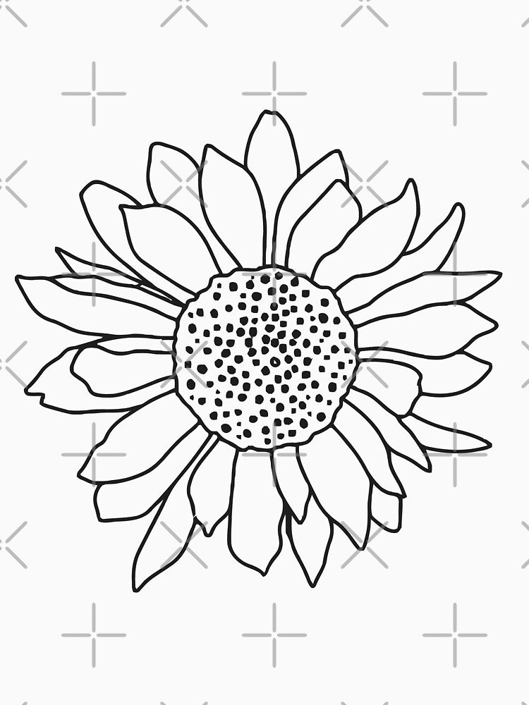 Summer Fashion Sunflower Print by PixelBadBunny