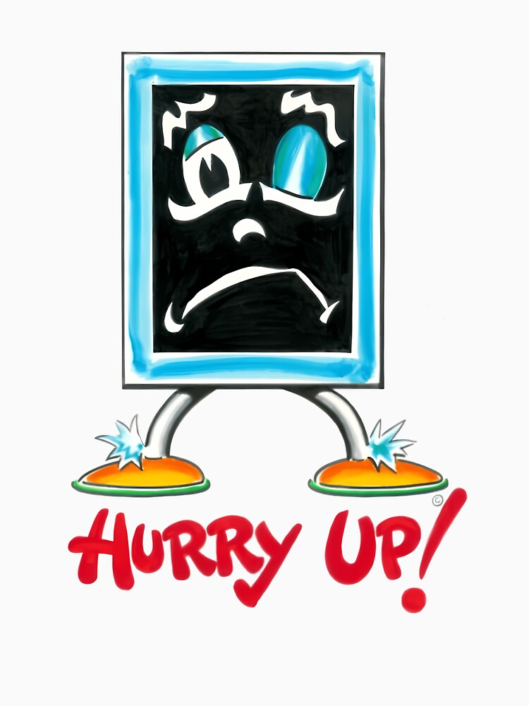 Blackboard Hurry Up by Paidobento
