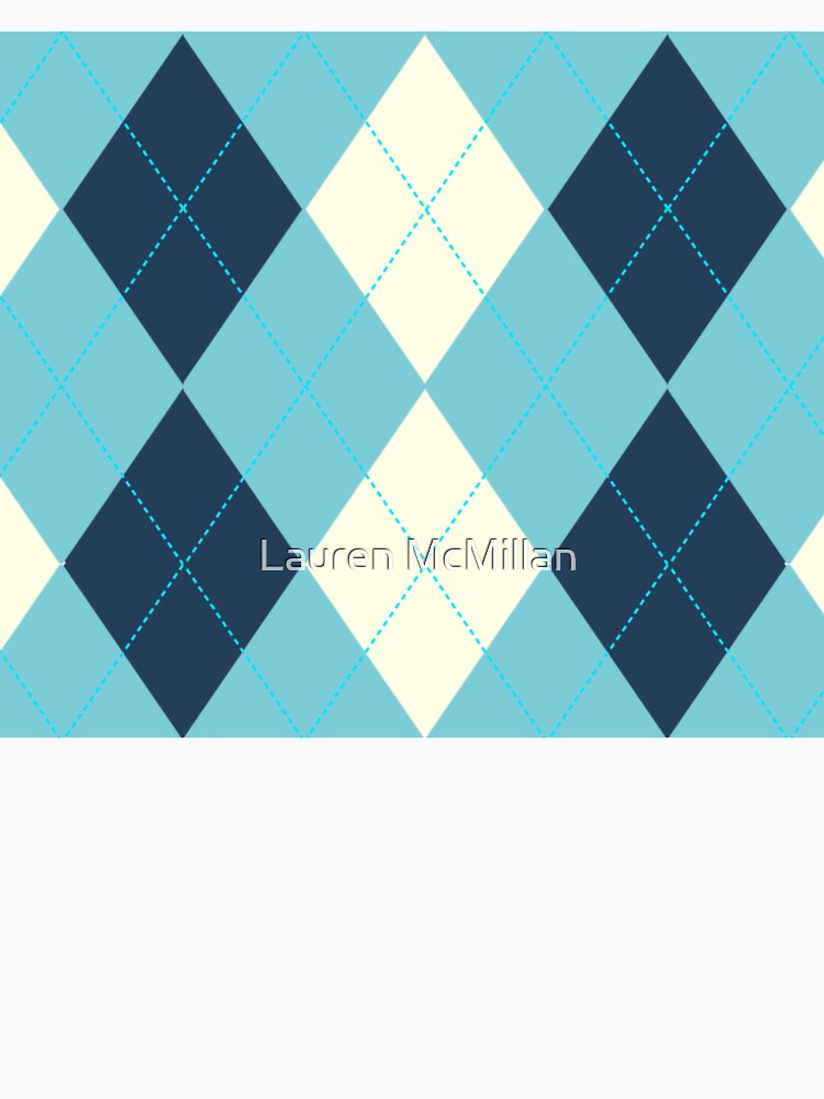 Teal Plaid by Lauren McMillan