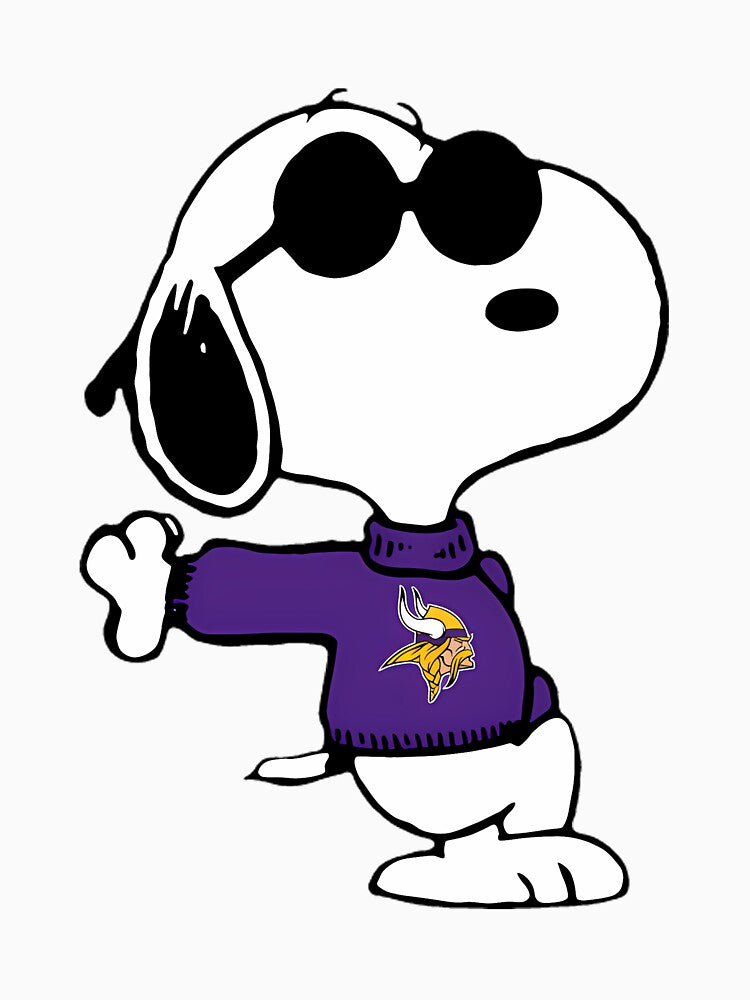 Cool Snoopy Minnesota Vikings by JonathalIngham