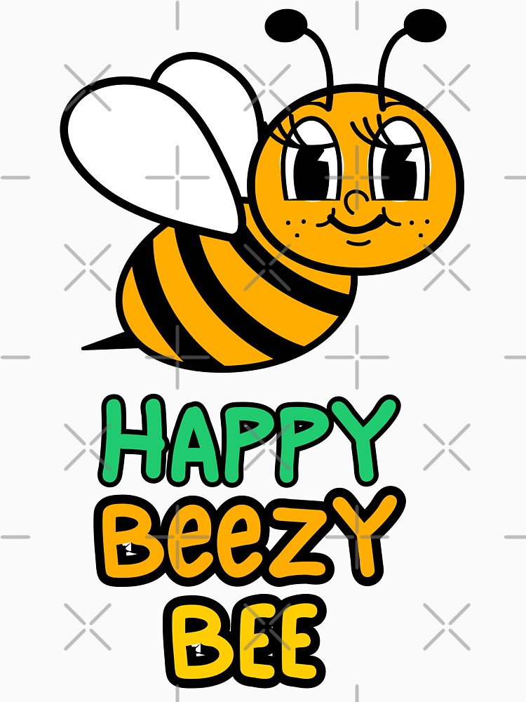 Happy Beezy Bee short sleeve onesie by Belle Treasure Chest by Luetta  Stuger- Fleming