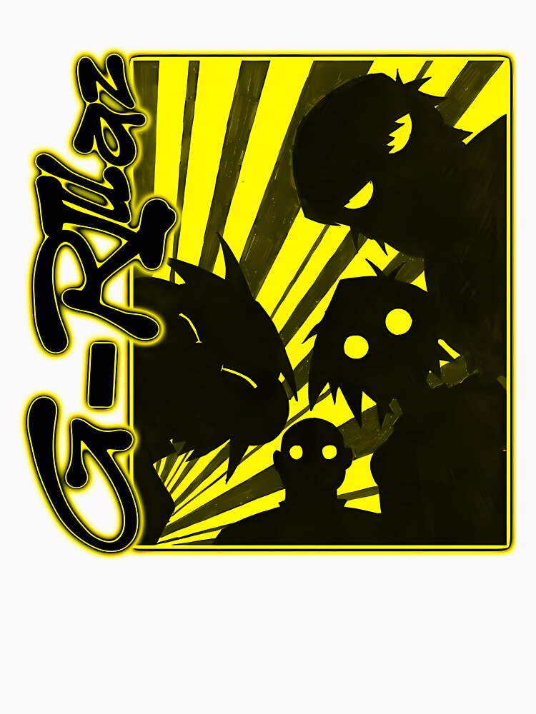 Yellow Silhouette Frame Rock Band by BiGKhaled