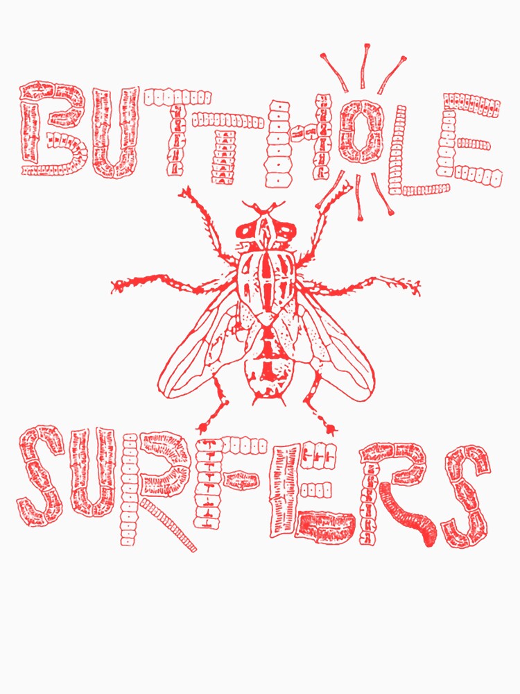 Butthole Surfers Fly (red) by 23rdStBAJ