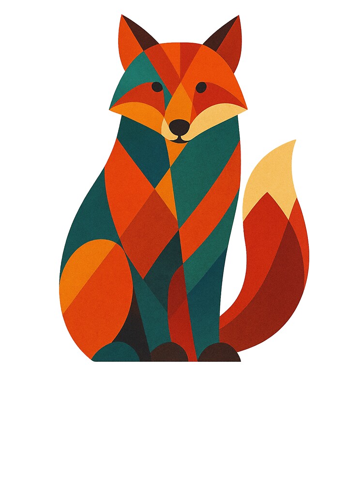 The fox's geometric design, intelligence in every corner by Ach&Koor