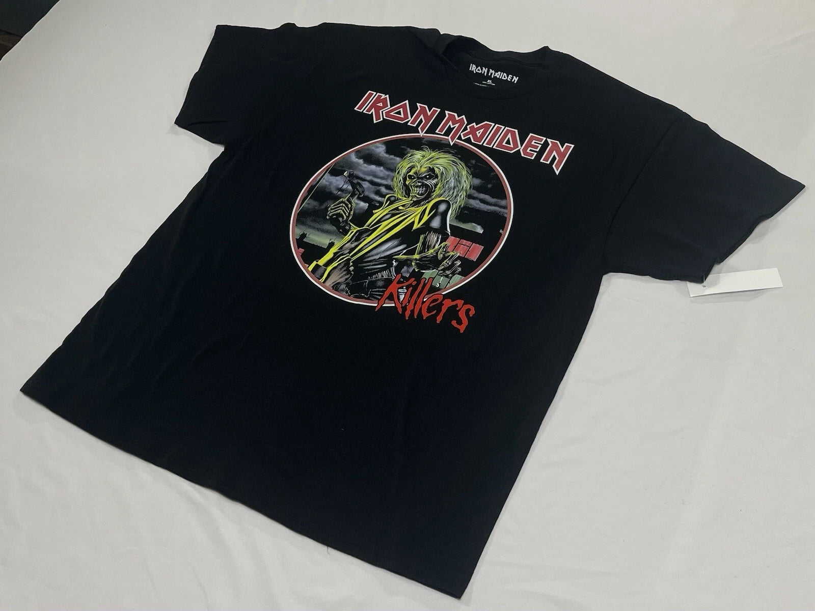 IRON MAIDEN Band Tour Tee T-Shirt 1981 Killers Album (Size Medium) New With Tags