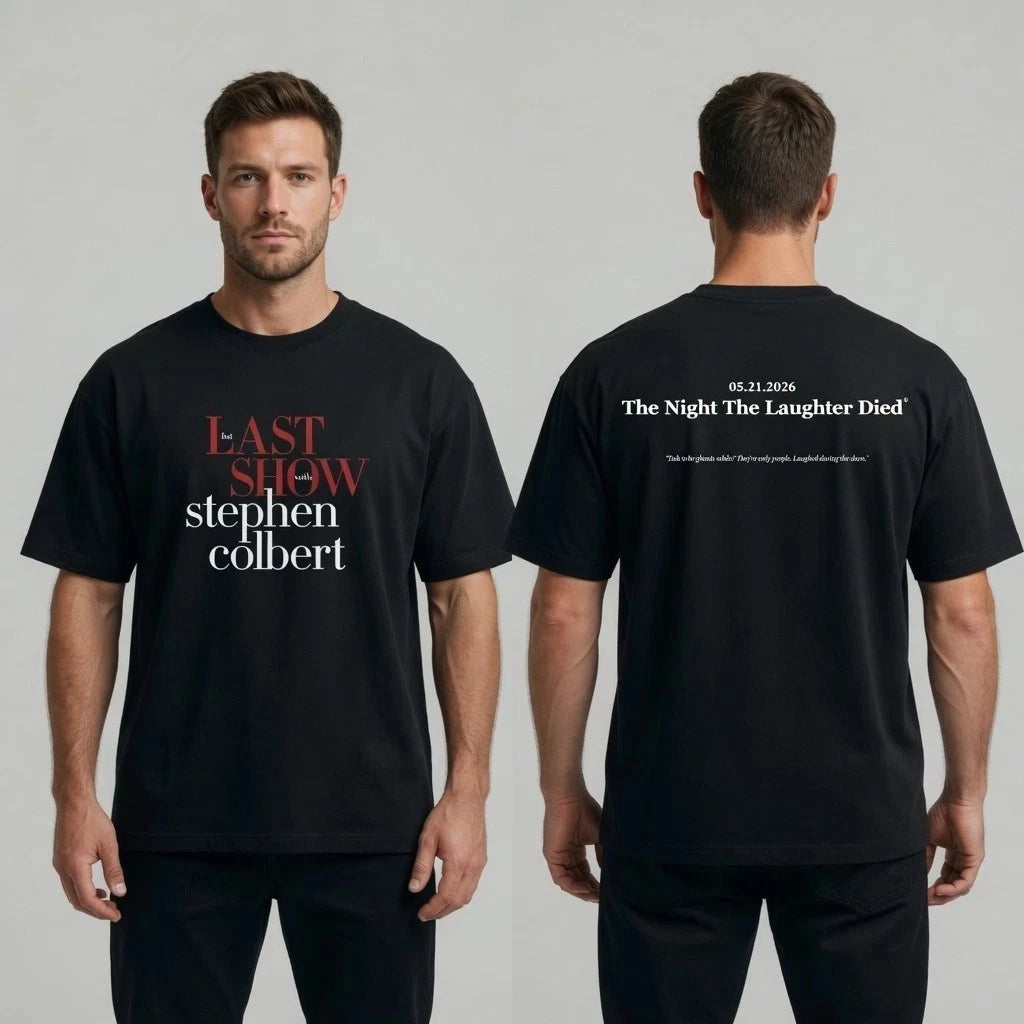 Late Night Final Show 2026 Shirt The Night The Laughter Died Oversized Tee