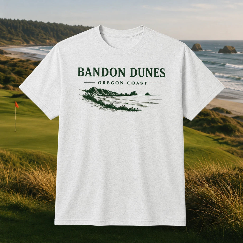 Bandon Dunes Oregon Coast Golf Shirt Coasta Giftl Golf Club Tee