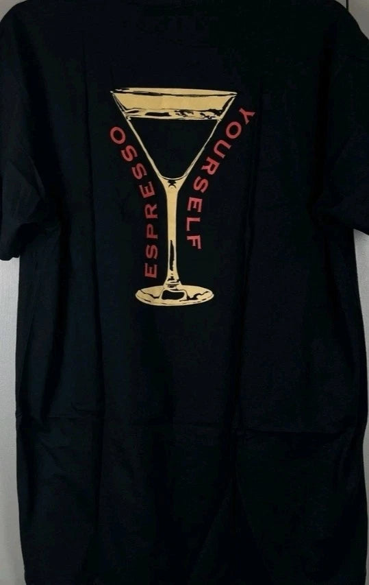NEW Borghetti Liqueur Espresso Yourself Mens Shirt 2XL Italy Finest Graphic Logo