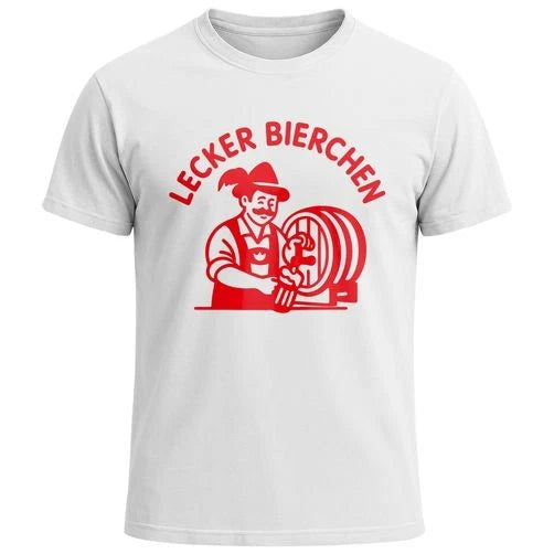 Men's T-Shirt Delicious Beer Graphic Retro Style Folk Festival Bavaria Beer