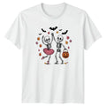 Dancing Skeletons Halloween Trick Or Treat Cute Spooky T-Shirt Halloween Gift