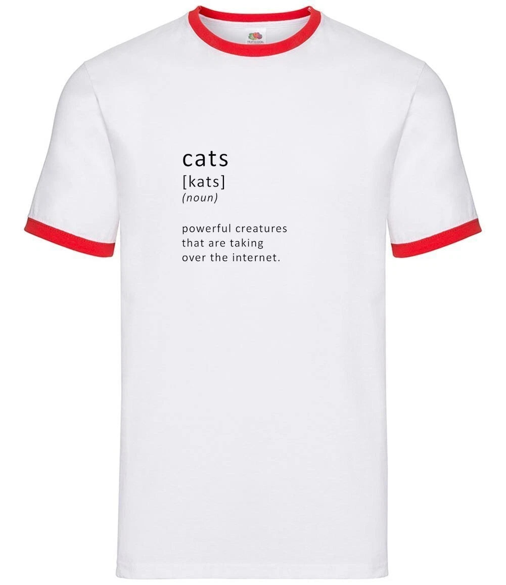 Divertido Definición Gatos Internet - Hombre Ringer - Mascota Gatito Meme