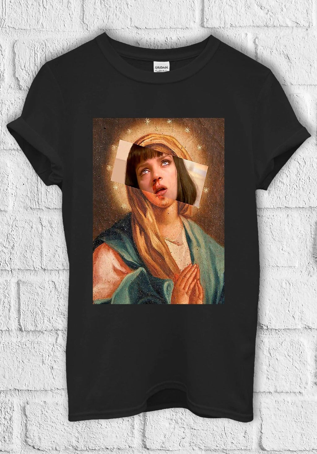 Pulp Fiction Uma Thurman Virgin T shirt Men Women Hoodie Sweatshirt Unisex  2434