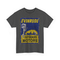 Vintage Evinrude Outboard Motors Distressed Fishing Boat Boating Graphic T-Shirt