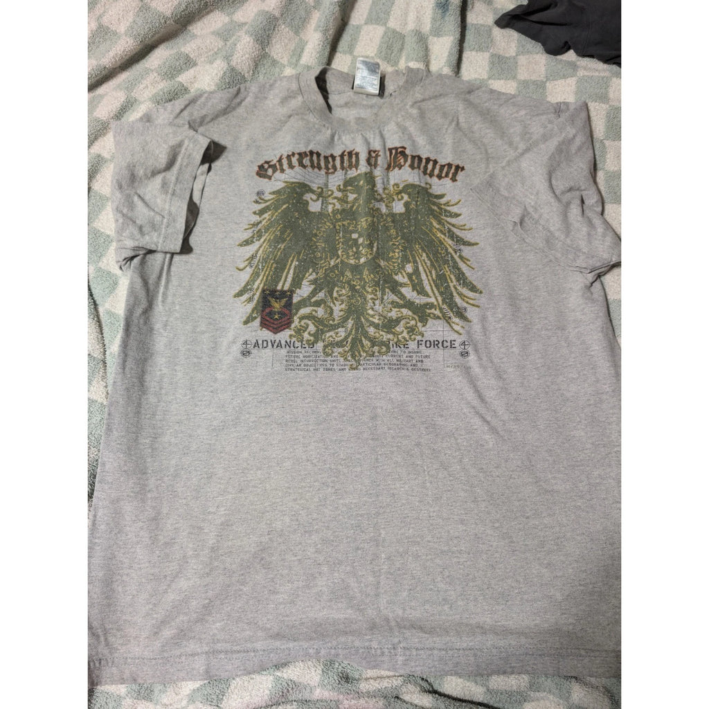 Strength & Honor Advanced Strike Force Graphic T-Shirt Adult Sz XL A2