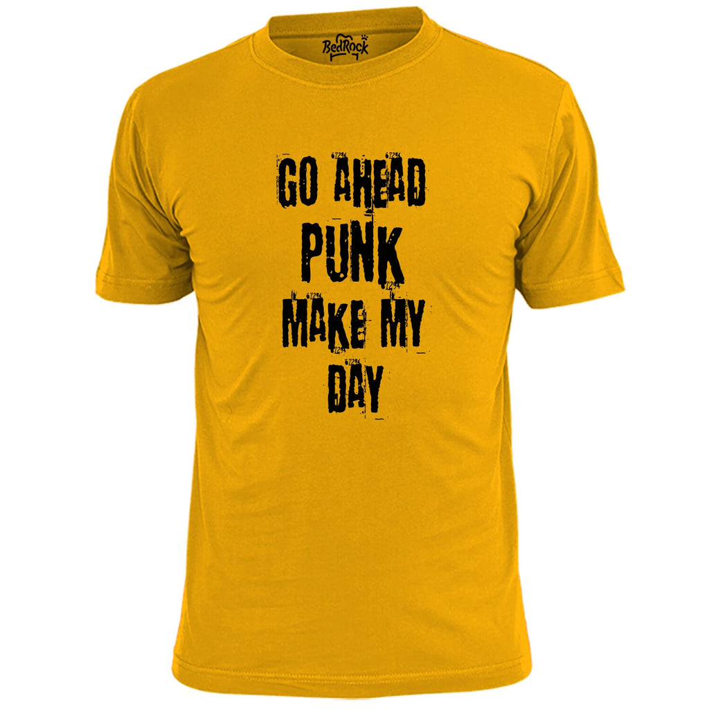 Mens Go Ahead Punk V2 T Shirt Dirty Harry Eastwood