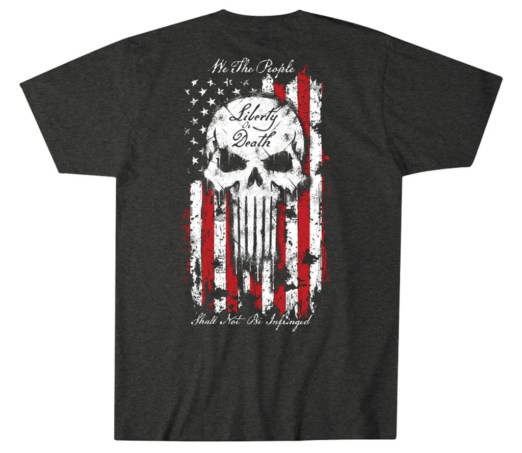 Howitzer Style Men's T-shirt Smash Skull Military Grunt MFG