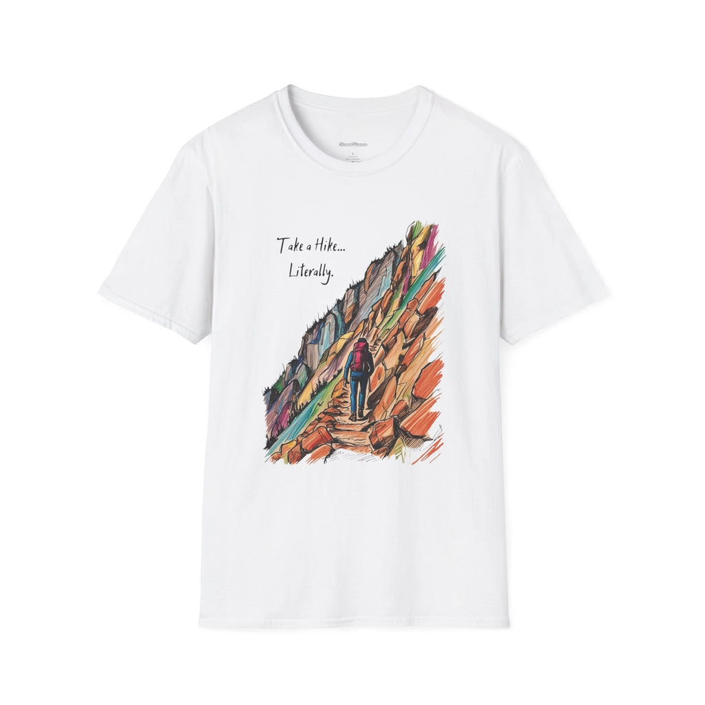 Hiking T-Shirt, Take a Hike Literally, Funny Sarcastic Tee, Outdoor Adventure
