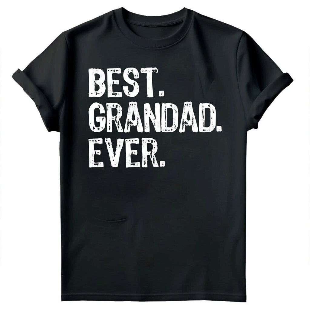 Best Grandad Ever Fathers Day Mens Unisex T-Shirts Gift Novelty Birthday Tee #FD