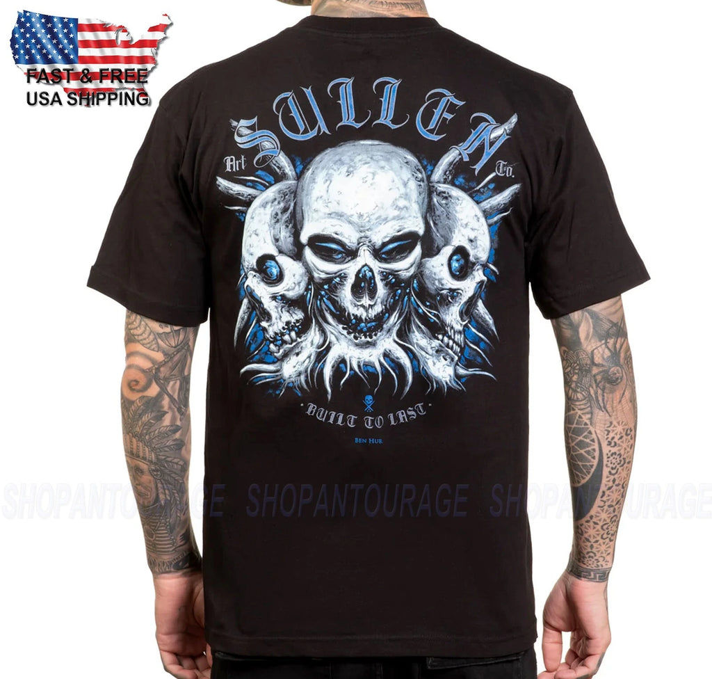 Sullen Art Collective Hur Skulls Standard Fit SCM6910 Short Sleeve Men`s T-shirt