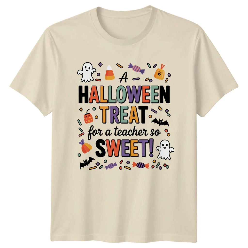 Halloween Treat For A Teacher T-Shirt Cute Halloween Gift For Him And Her