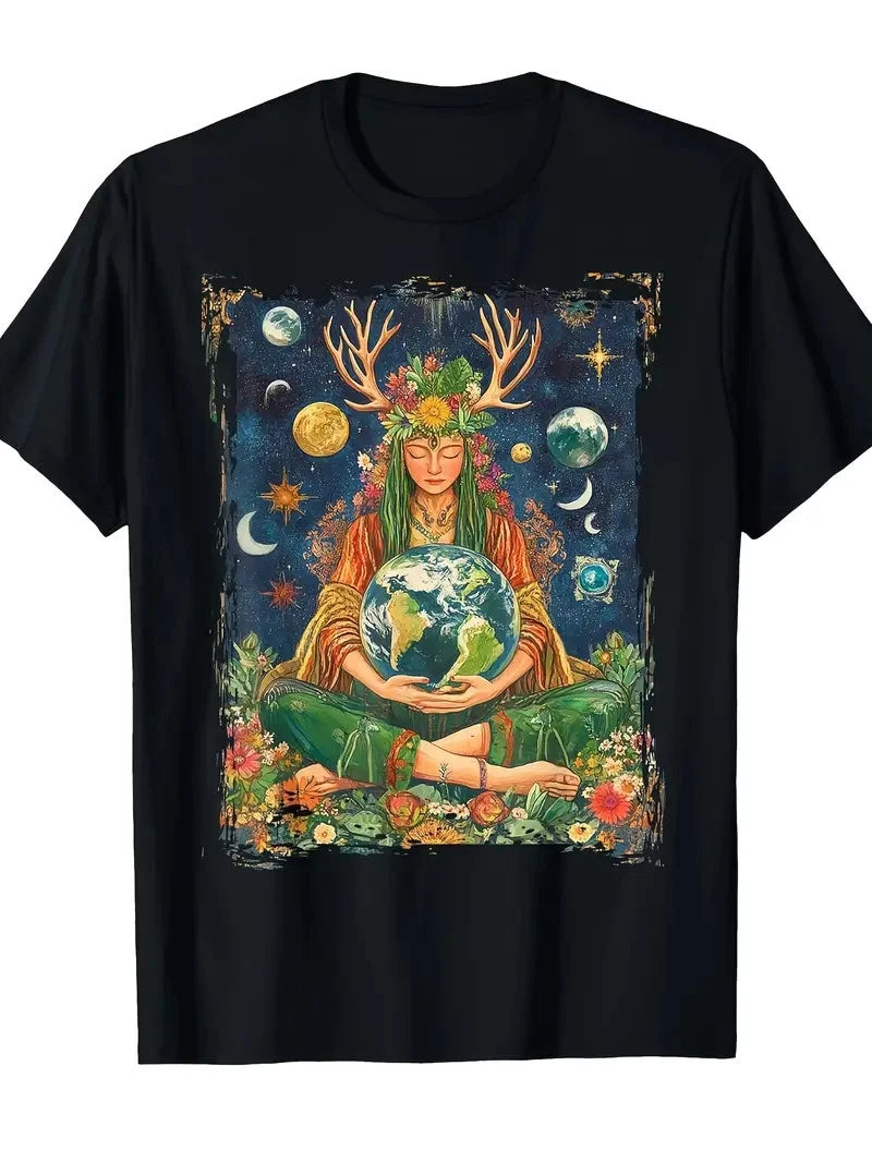 Greek Goddess Pagan Mother Earth Day T-Shirt