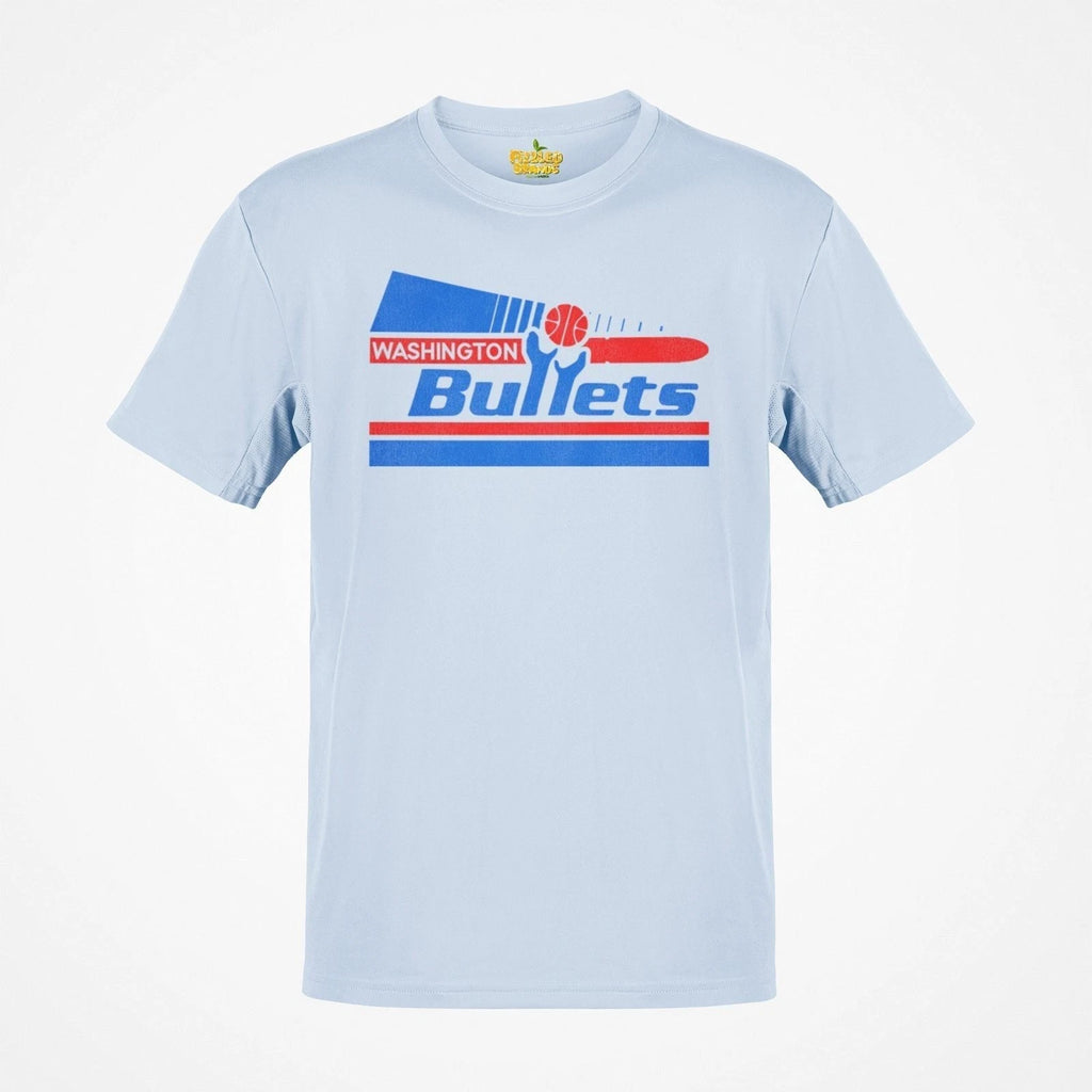 Washington Bullets Basketball Pennant Nostalgic Retro T-shirt